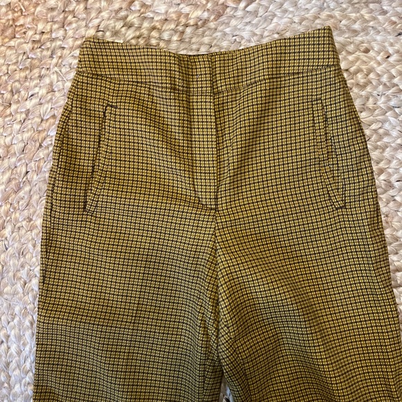 Mustard checkered pants - Picture 4 of 8